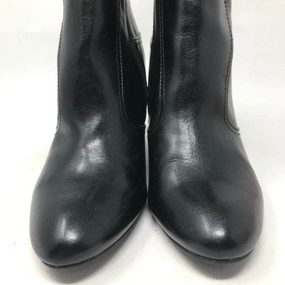 Nine West Black Wedge Ankle Booties - Picture 2 of 7